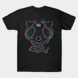 3D SKULL CAT T-Shirt